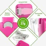 3D Pedometer with Clip, Accurate Step Counter