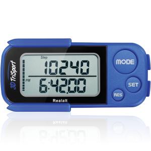 Realalt 3DTriSport 3D Pedometer with Clip and Strap