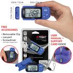 Realalt 3DTriSport 3D Pedometer with Clip and Strap