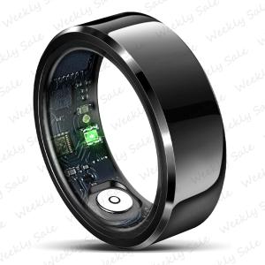 Smart Ring Fitness Tracker with Heart Rate Monitor