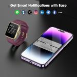 Fitness Tracker Watch with Heart Rate & Sleep Monitor