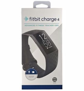 Black Fitbit Charge 4 Activity Tracker Smartwatch