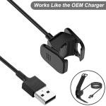 Fitbit Charge 3/4 USB Charging Cable Clip - 2-Pack
