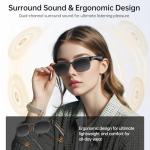 AI-Powered Smart Glasses with Bluetooth and UV Protection