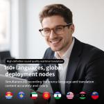 Bluetooth AI Translation Glasses - 160+ Languages