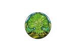AR Stained Glass Forest MTG Enamel Pin