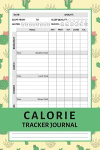 Calorie Tracker Journal with Weekly Meal Planner
