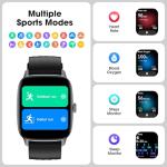 Waterproof Pedometer Watch with Heart Rate Monitor