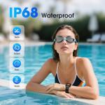 Waterproof Pedometer Watch with Heart Rate Monitor