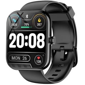 Alexa Smart Watch with Fitness Tracker and Bluetooth
