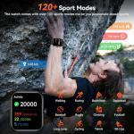 Alexa Smart Watch with Fitness Tracker and Bluetooth