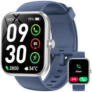 Alexa-Enabled Smartwatch, 1.83" Fitness Tracker