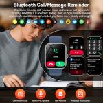 Alexa-Enabled Smartwatch, 1.83" Fitness Tracker