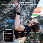 Alexa-Enabled Smartwatch, 1.83" Fitness Tracker