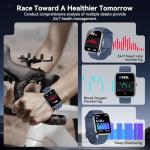 Alexa-Enabled Smartwatch, 1.83" Fitness Tracker