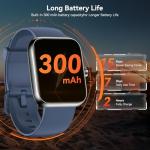 Alexa-Enabled Smartwatch, 1.83" Fitness Tracker