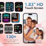 Alexa Smart Watch with Fitness Tracker and Call Function