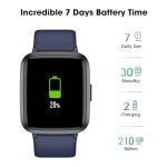 Waterproof Fitness Tracker with Heart Rate Monitor