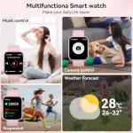 Alexa Smart Watch with Fitness Tracker and Call Function