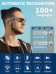 AI Smart Glasses with Bluetooth Audio and Translator