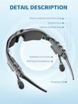 AI Smart Glasses with Bluetooth Audio and Translator