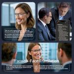 AI Bluetooth Translation Smart Glasses with Speakers