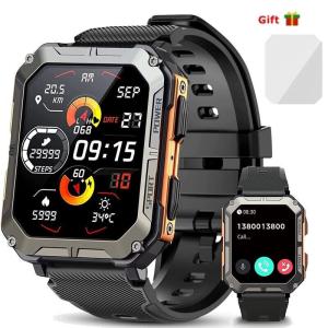 2024 Military Fitness Tracker Blood Pressure Smart Watch