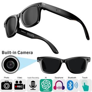 Smart Glasses with Video Recording and Bluetooth