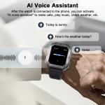 2024 Military Fitness Tracker Blood Pressure Smart Watch