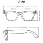 Smart Glasses with Video Recording and Bluetooth