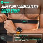 Powr Labs Bluetooth Heart Rate Monitor Chest Strap