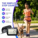 PULIVIA Clip-On 3D Pedometer for Walking