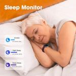 Waterproof Fitness Pedometer Watch for Seniors