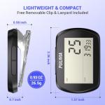 PULIVIA Clip-On 3D Pedometer for Walking
