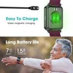 Waterproof Fitness Pedometer Watch for Seniors