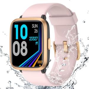 Waterproof Fitness Tracker Watch with Heart Rate Monitor