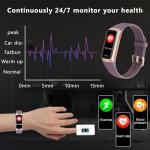 24/7 Fitness Tracker with Blood Oxygen and Heart Rate