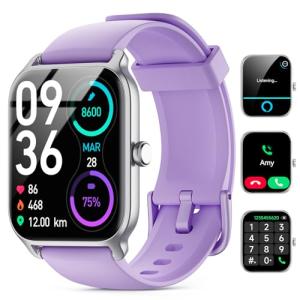 2025 Smartwatch with Alexa, Fitness Tracker, IP68 Waterproof