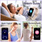 2025 Waterproof Smart Watch for Women and Fitness