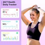 2025 Smartwatch with Alexa, Fitness Tracker, IP68 Waterproof