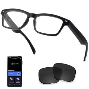 AI Smart Glasses with Bluetooth, Audio, Translation
