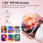 2025 Women's Smart Watch 1.83" HD Fitness Tracker