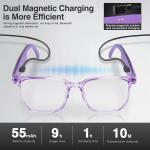 KVSJU AI Smart Glasses with Bluetooth and Translation