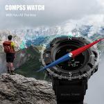 AOSLSI Digital Watch with Compass and Altimeter