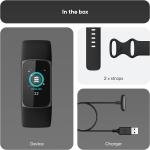 Fitbit Charge 5 Health & Fitness Tracker Bundle
