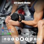 ganopterygon 2.01" HD Smart Watch with 120 Sports Modes