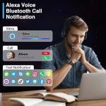 2025 Smartwatch with Alexa, Fitness Tracker, IP68 Waterproof