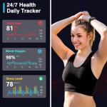 2025 Smartwatch with Alexa, Fitness Tracker, IP68 Waterproof