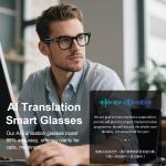 AI Smart Glasses with Translator and Photochromic Lenses