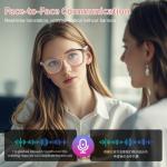 AI Smart Glasses with Real-Time Translation and Bluetooth